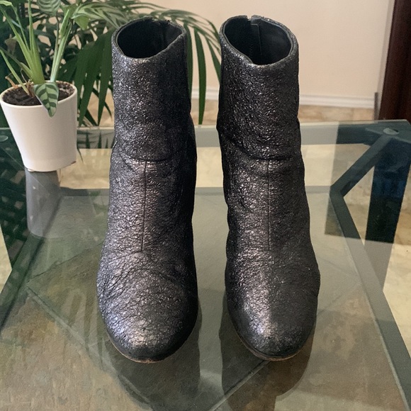 rag & bone Metallic Gunmetal Newbury Boot - Picture 2 of 12